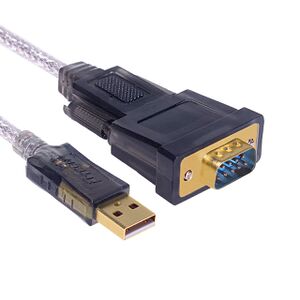 USB to Serial port cable, USB TypeA Male to DB9 Male